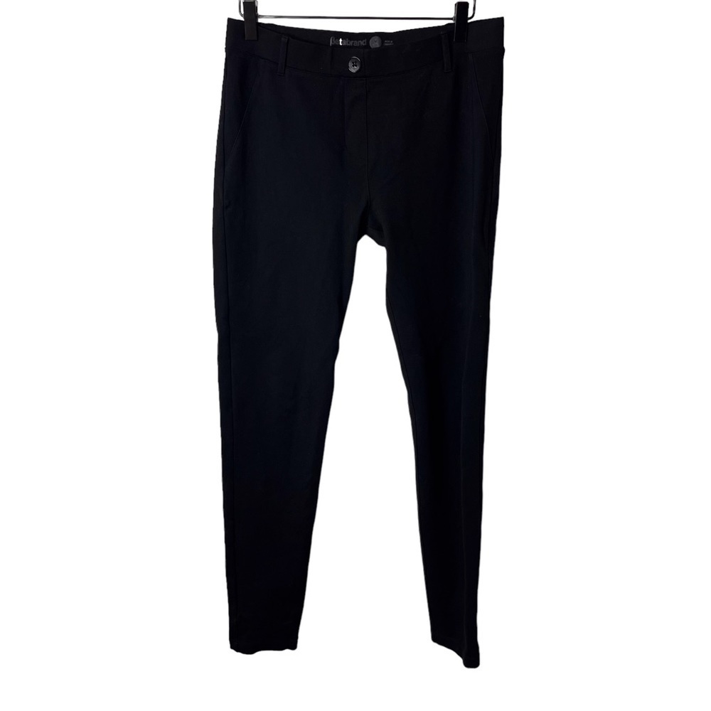 Betabrand Yoga Dress Pants Skinny Leg Black Size Medium Ponte Knit Style W1166 - Picture 2 of 7